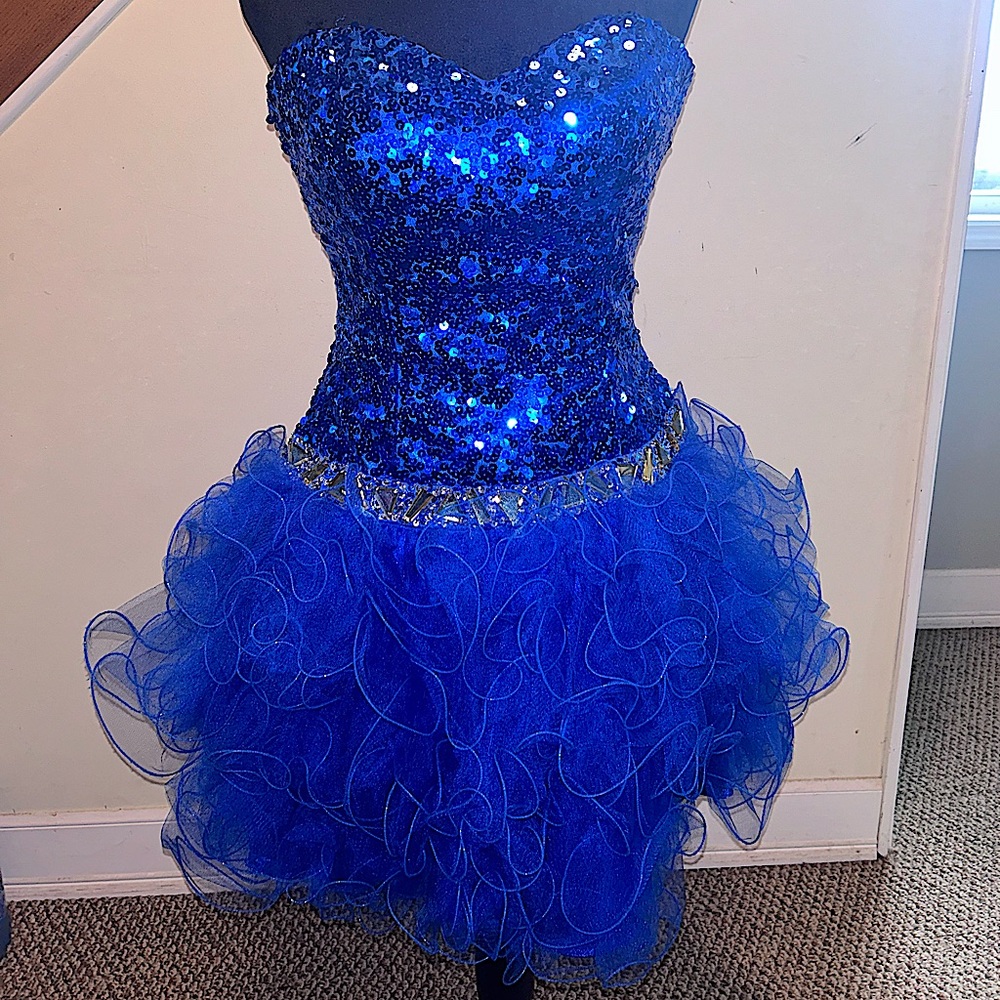 Royal blue Temptation dress size 2